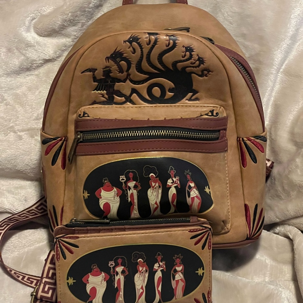 Loungefly Hercules Muses Mini backpack bundle